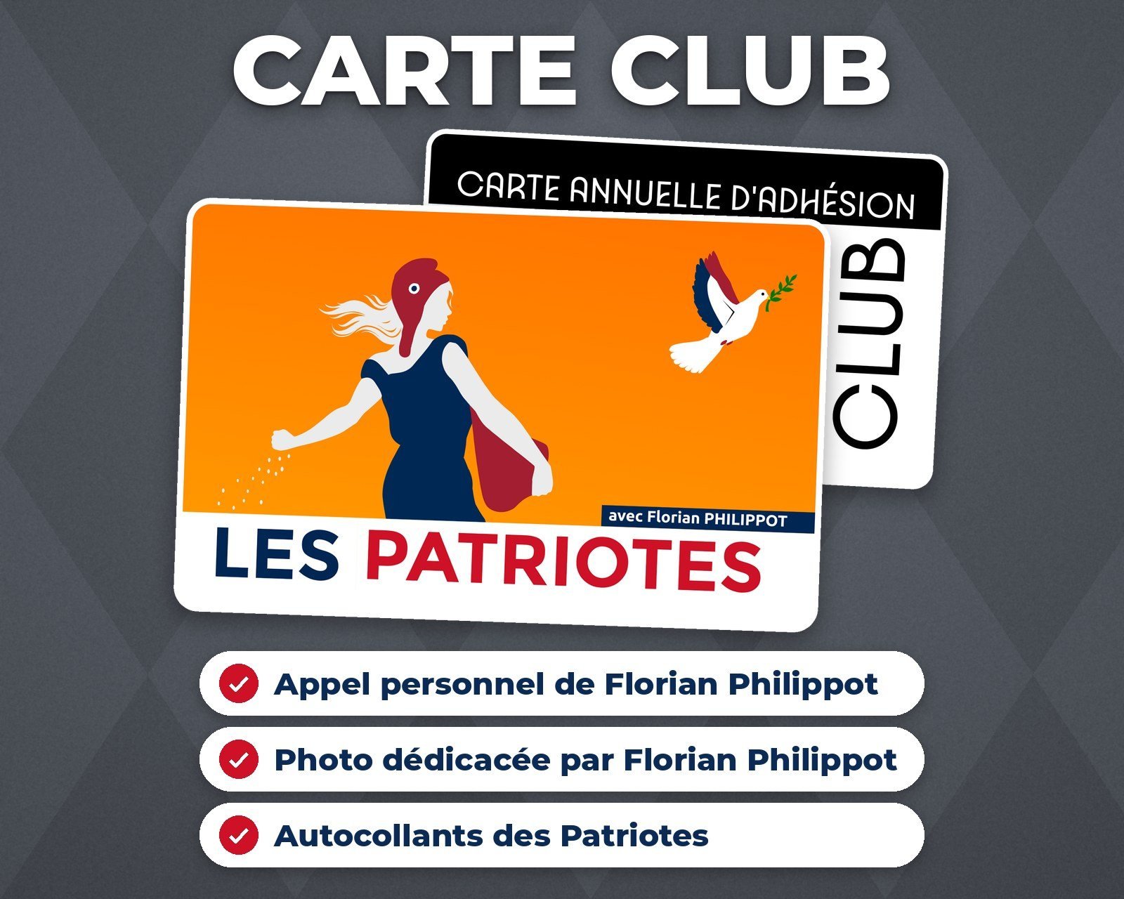 Carte d'adhérent Club